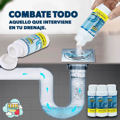COMBO 2x1 Polvo Destapa Cañerías WILD TORNADO